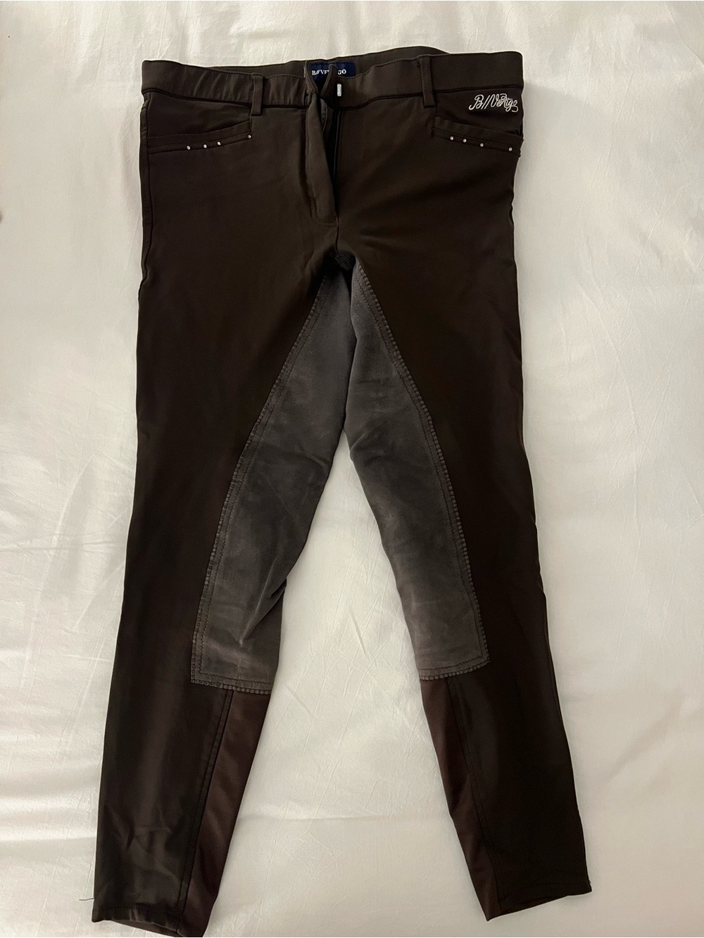 B. Vertigo Women's Olivia Dark Brown Full Seat Riding Breeches